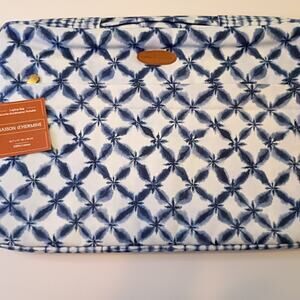 MAISON D'HERMINE Laptop Bag 100% Cotton Canvas